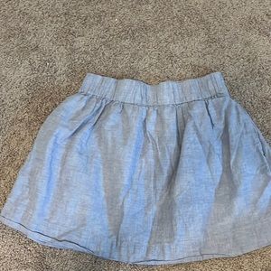 Blue/grey skirt with pockets